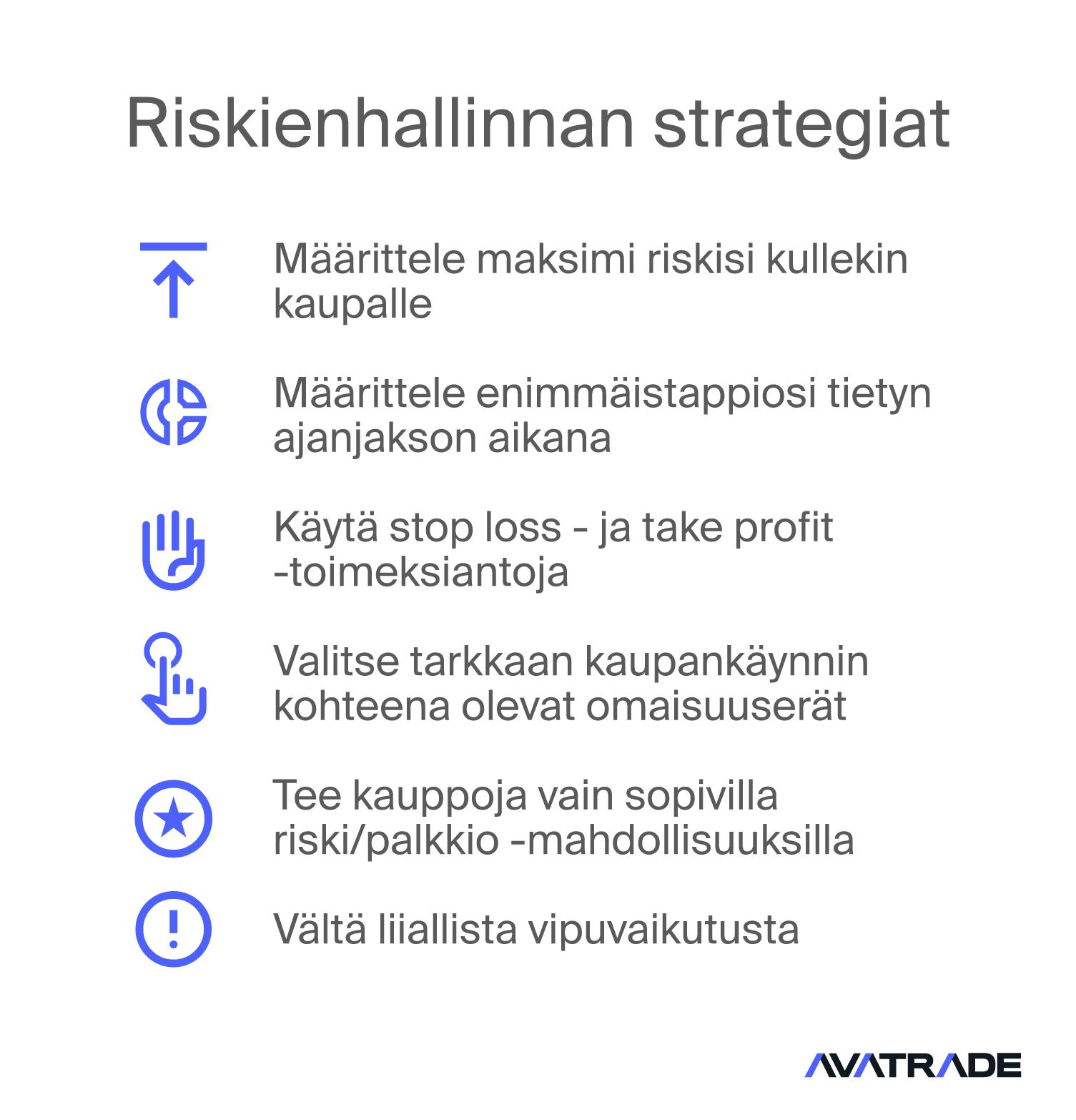 Riskienhallinnan strategiat