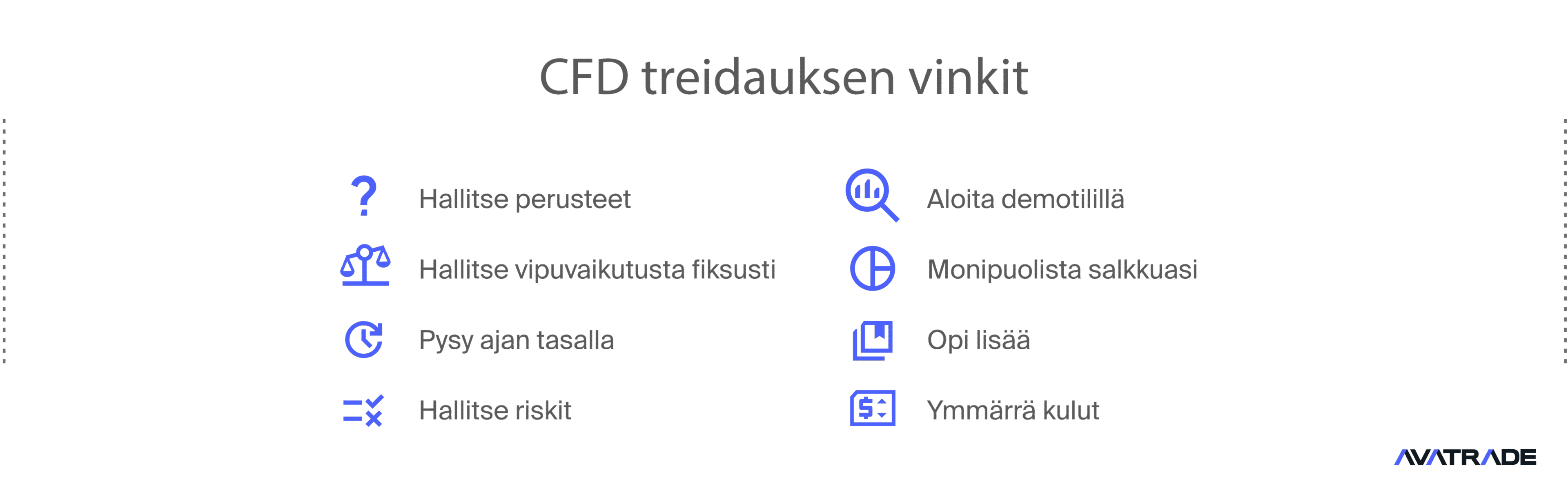 CFD treidauksen vinkit