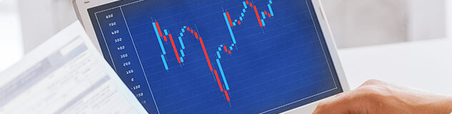 online FX Trading chart on desktop
