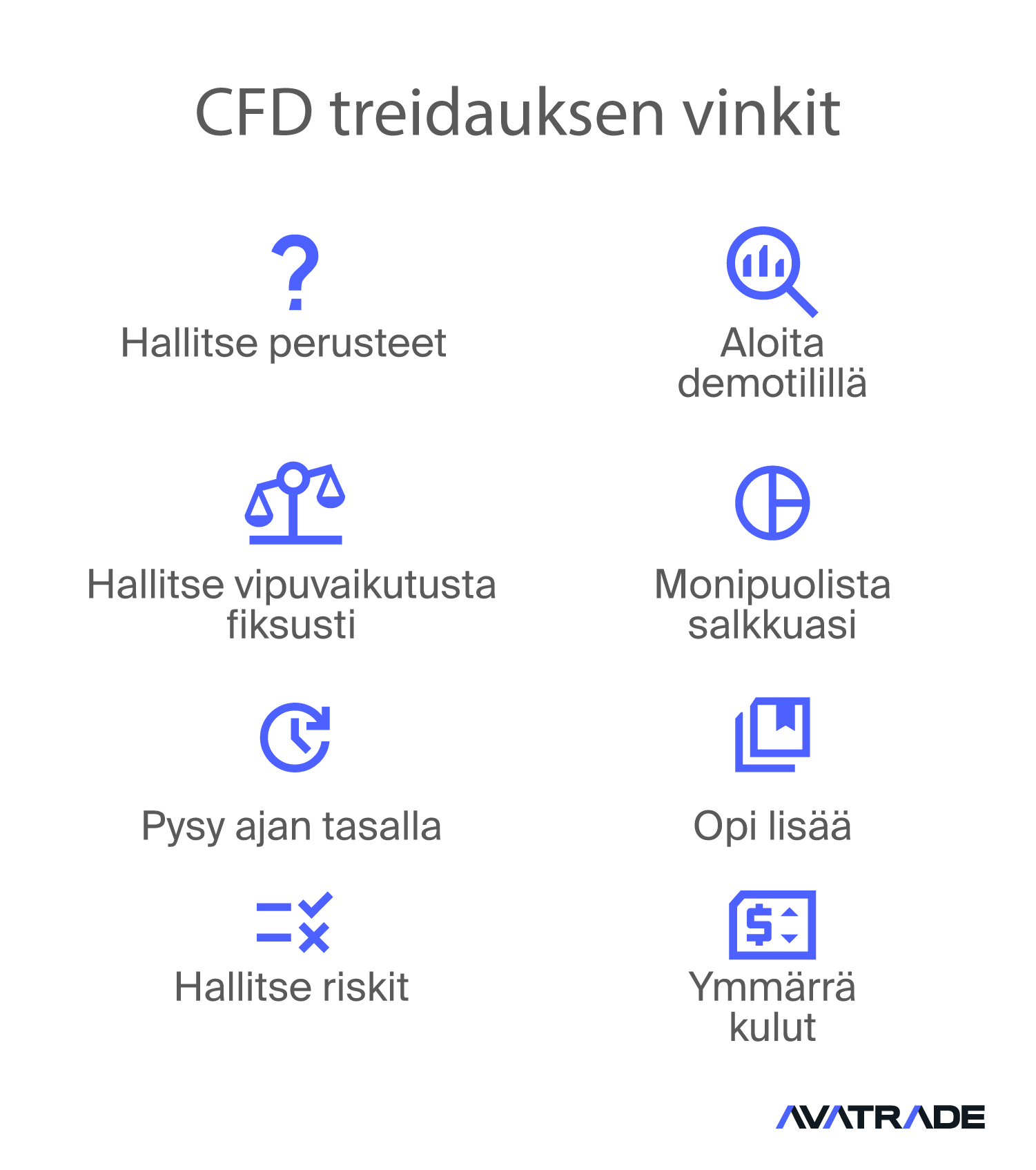 CFD treidauksen vinkit